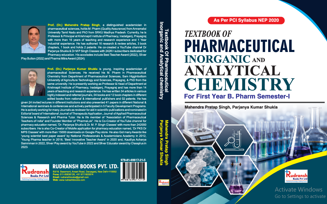 Textbook Of Pharmaceutical Inorganic and Analytical chemistry